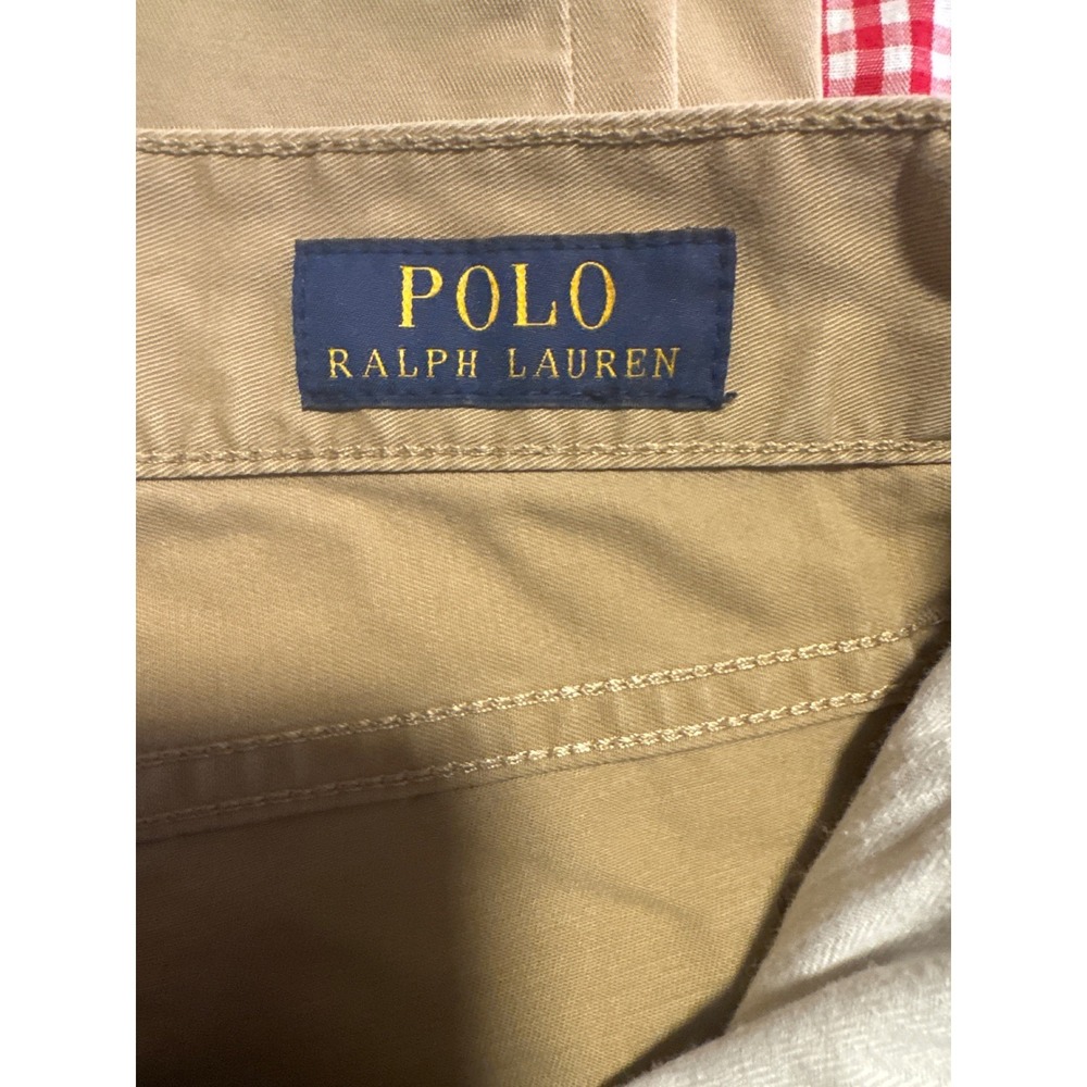 Polo Ralph Lauren Men's Khaki Chino Pants Size 36x32‎ Straight Fit Casual - Picture 2 of 5